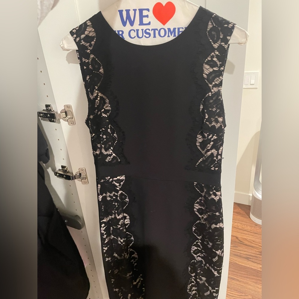 J.crew black dress knee length